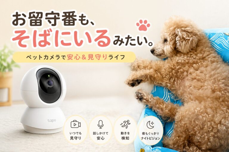 留守番中のラッちゃんが心配…ペットカメラ導入で変わった安心の話